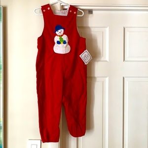 The Bailey Boys Jon Jon snowman 3T/4T